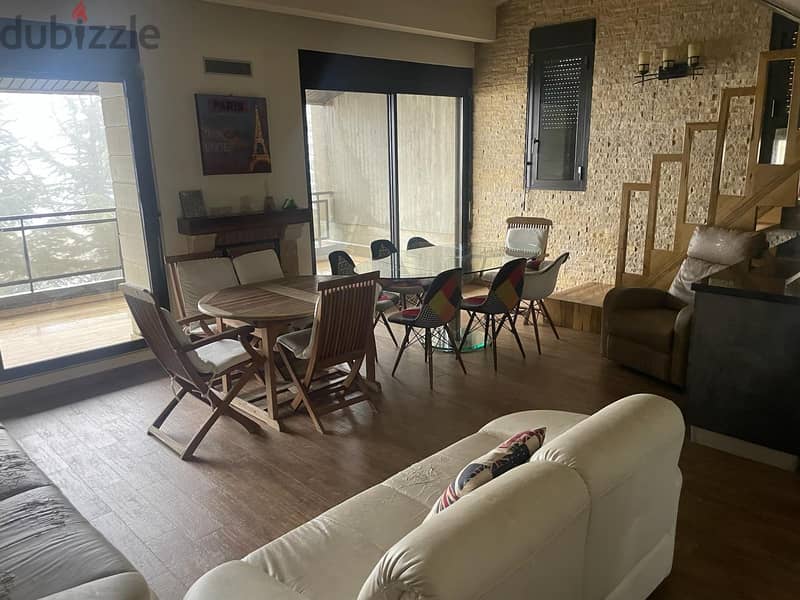furnished chalet for rent in zaarour 6