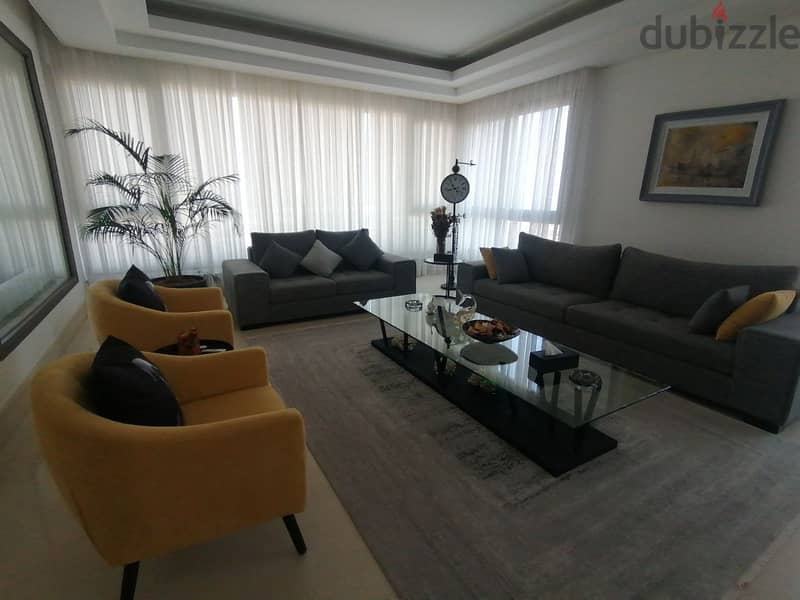 Apartment for Rent in Saifi Luxurious & Sea View/شقة للايجار في الصيفي 1