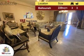 Ballouneh 220m2 | Excellent Condition | Luxury | Panoramic View | 0