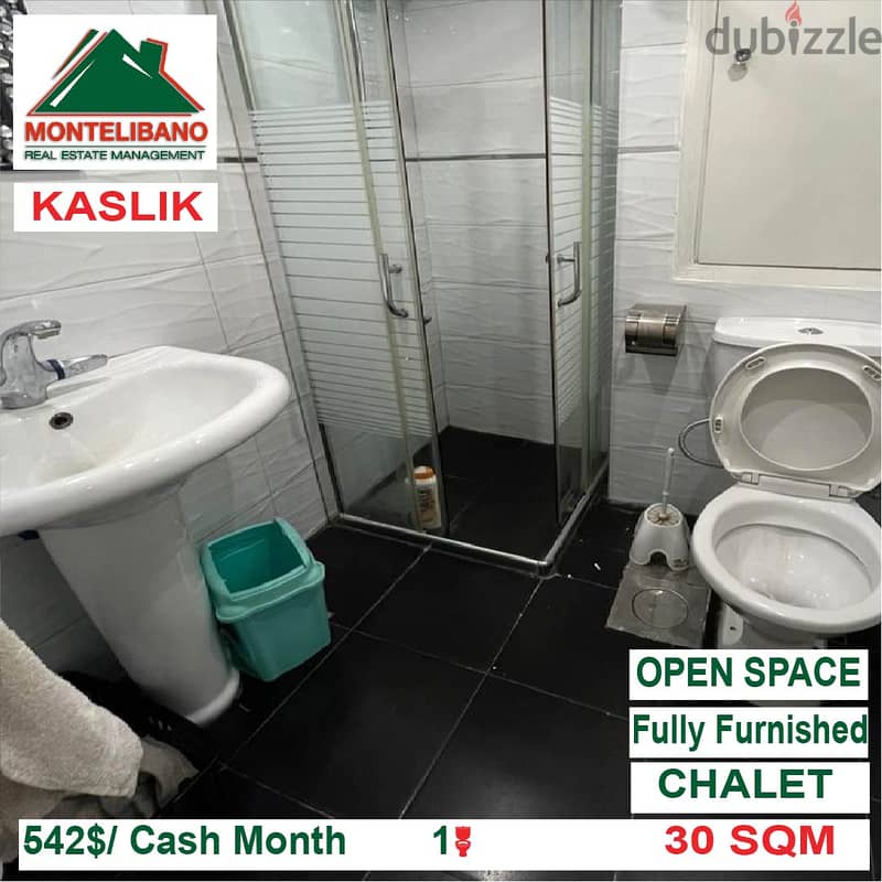 542$/Cash Month!! Chalet For Rent In Kaslik!! 2