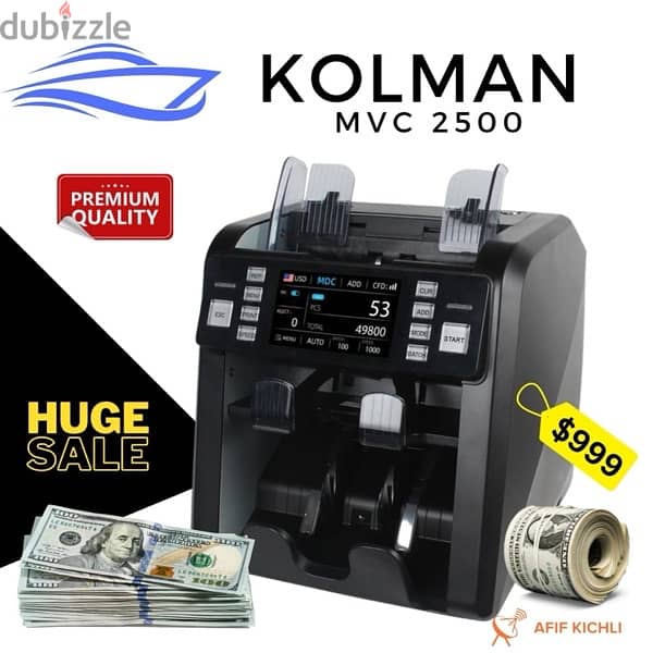 Kolman 2 Pockets Counter New 0