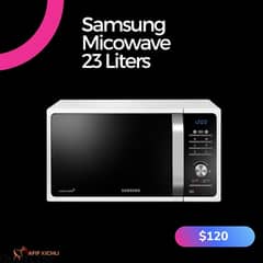 Samsung microwave 23-35-40 Liters كفالة شركة
