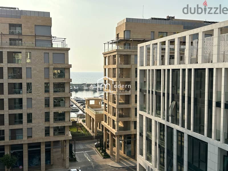 Partial Marina / Highway View - Office For Rent In Waterfront Dbayeh 1