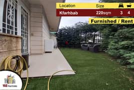 Kfarhbab 220m2 | 45m2 Terrace | Rent | Furnished | Upgraded | View |YV