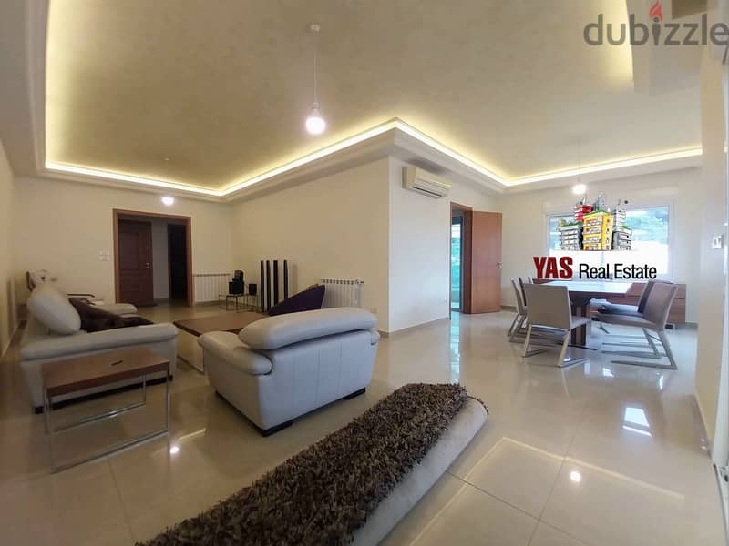 Kfarhbab 220m2 | 45m2 Terrace | Rent | Furnished | Upgraded | View |YV 3