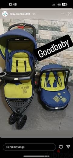 stroller w carseat very good quality