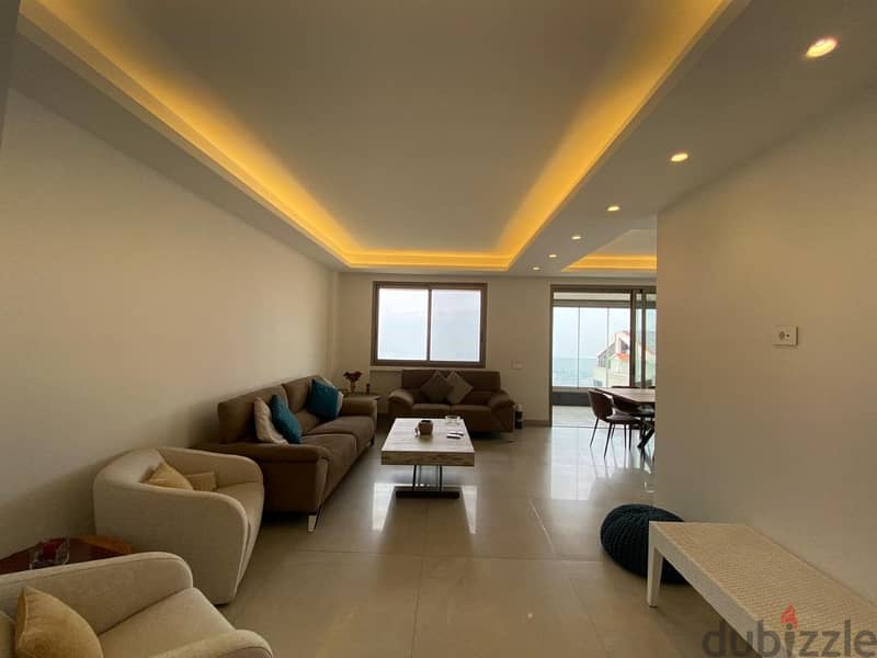 150 Sqm+50 Sqm Terrace & Garden | Furnished apartment in Beit Meri 1