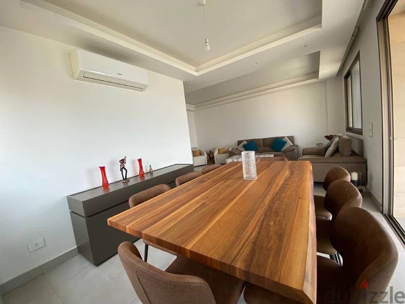 150 Sqm+50 Sqm Terrace & Garden | Furnished apartment in Beit Meri 3