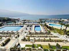 Chalet for Rent in Aqua Marina Furnished 850$ Sea View/شاليه للإيجار
