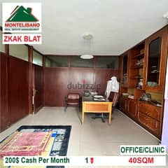 200$!!! Furnished Office/Clinic for rent located in Zkak Blat 0
