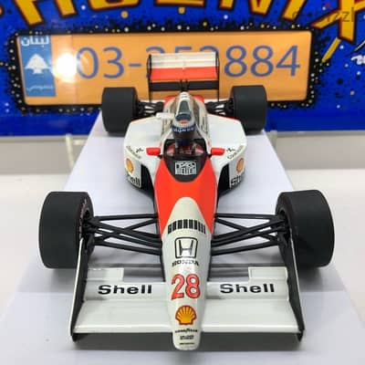 1/18 diecast F1 Honda 1990 Mclaren MP4/5B G. Berger #11