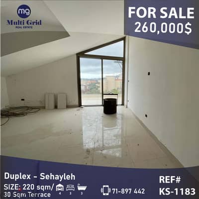 KS-1183 / Apartment Duplex For Sale in Sehayleh, شقّة للبيع في سهيلة