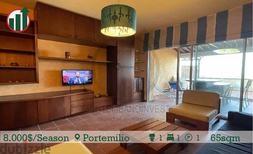 Fully Furnished Chalet for Rent in Portemilio with Sea View! 1