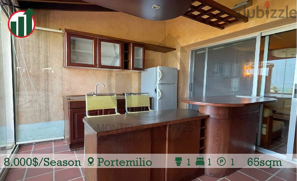 Fully Furnished Chalet for Rent in Portemilio with Sea View! 3