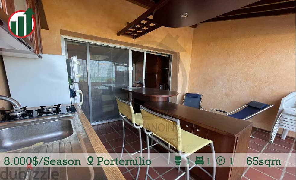 Fully Furnished Chalet for Rent in Portemilio with Sea View! 4