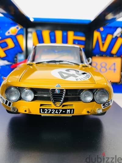 1/18 diecast Autoart #42 Alfa Romeo Giulia GTam DRM Spa 1971