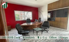 Fully Furnished Office for sale in Jounieh!