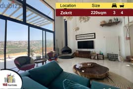 Zekrit 220m2 | 40m2 Terrace | Duplex | Panoramic View | Luxury | NE |