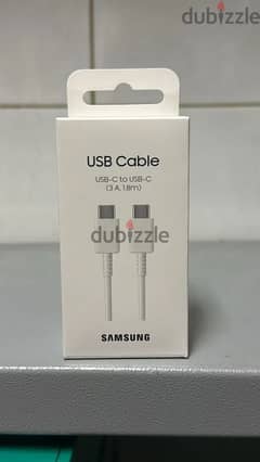 Samsung usb-c to usb-c cable 1.8m white amazing & new price 0
