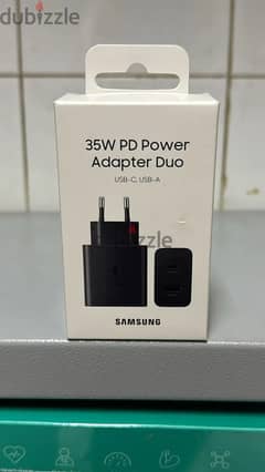 Samsung 35w pd power adapter Duo (usbc,usb-a) original & new price