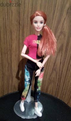 Barbie WELLNESS/ FITNESS Red haired Articulated Great Mattel doll=24 0