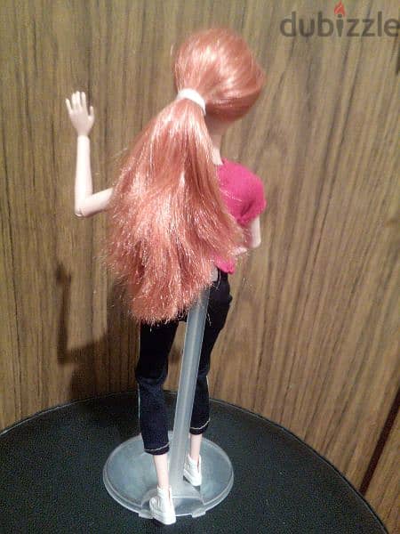 Barbie WELLNESS/ FITNESS Red haired Articulated Great Mattel doll=24 3