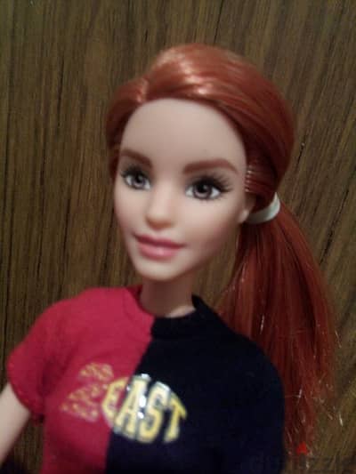 Barbie WELLNESS/ FITNESS Red haired Articulated Great Mattel doll=25