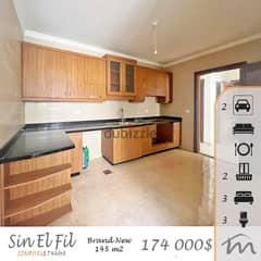 Sin El Fil | Brand New 3 Bedrooms Apartment | 145m² | 2 Parking Lots 0