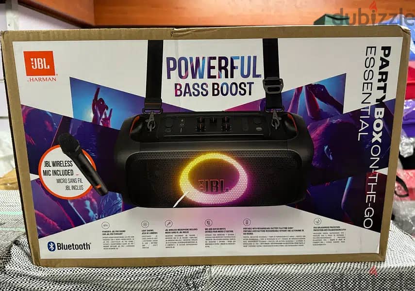 JBL PARTY BOX ON-THE-GO SPEAKER essential 1