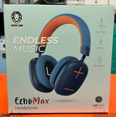 Green lion Echo Max headphone blue Exclusive & great price