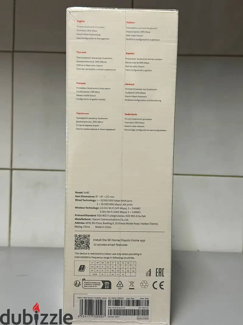 Xiaomi mesh system AX3000 1pack original and new 1