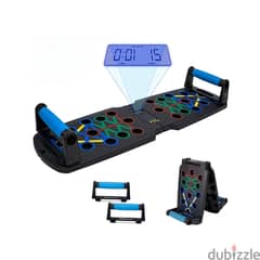 Digital Push Up Board, Rep Counter & Timer, Foldable Home Gym Board