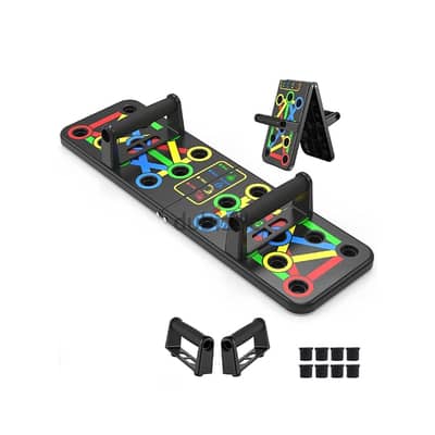 Foldable Push Up Board, Color-Coded Fitness Board, Full Body Workout