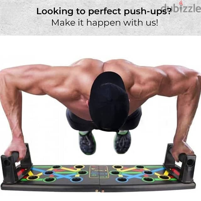 Foldable Push Up Board, Color-Coded Fitness Board, Full Body Workout 8