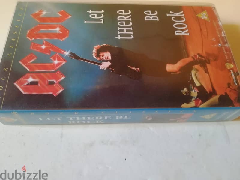 AC/DC Let there be rock  original vhs 2