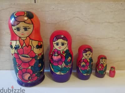 nesting dolls 5 pcs 20cm