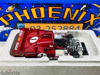 1/18 diecast Autoart Signature Alfa Romeo 33TT 12 Winner 1975