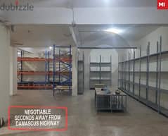 300 sqm warehouse FOR SALE in baabda brazilia/بعبدا REF#MI104785
