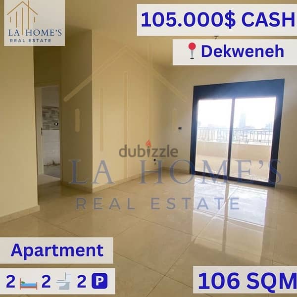 Apartment For Sale Located In Dekwane شقة للبيع في الدكوانة 1
