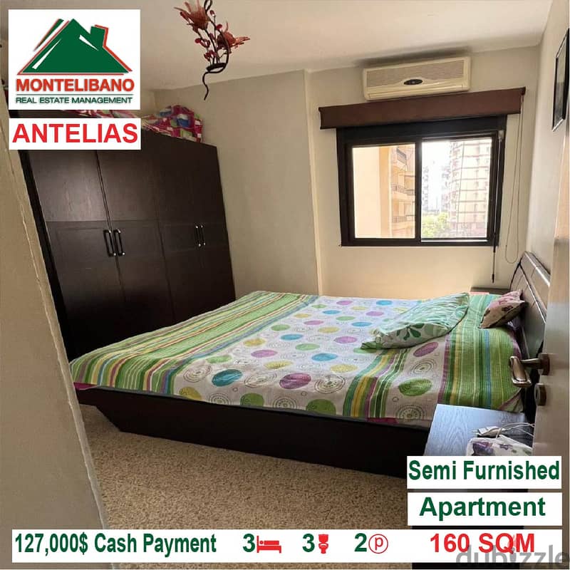 127,000$ Cash Payment!! Apartment for sale in Antelias!! 3