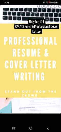 CV ATS System & Cover Letter 0