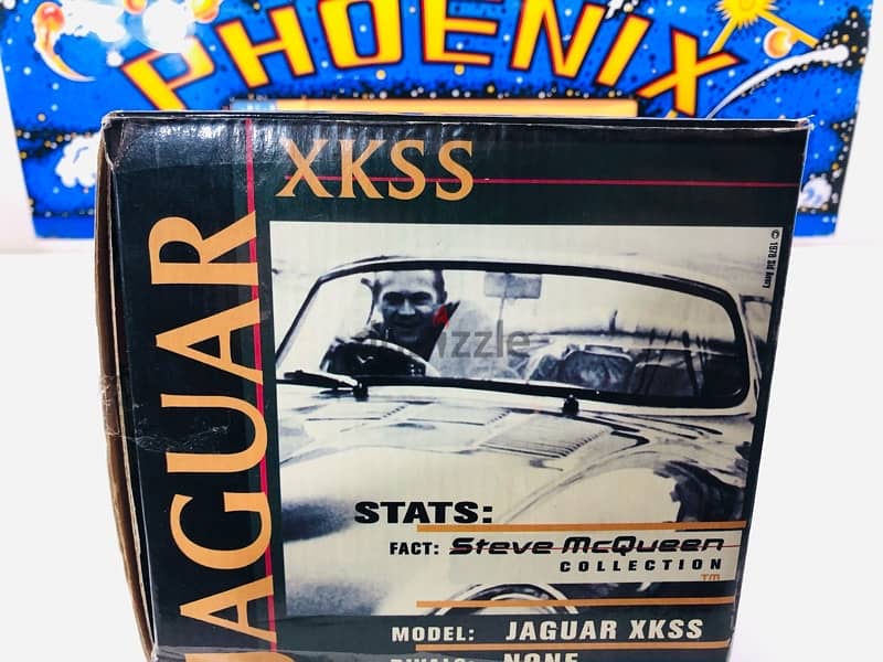 1/18 diecast Autoart Steve Mcqueen RARE Jaguar XK SS 12