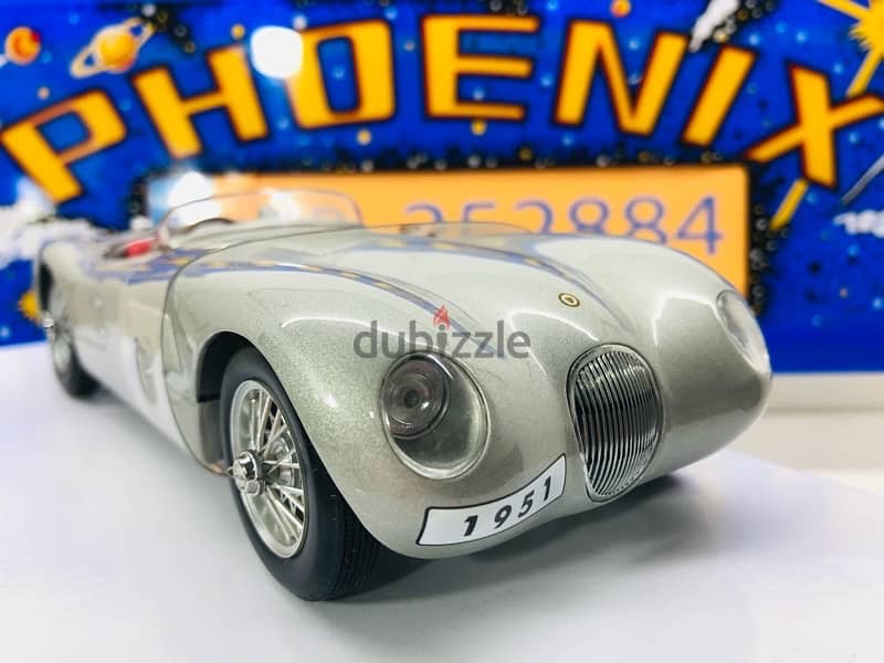 1/18 diecast Autoart Jag C-Type 1st Edition Very detailed PROMO Price 7
