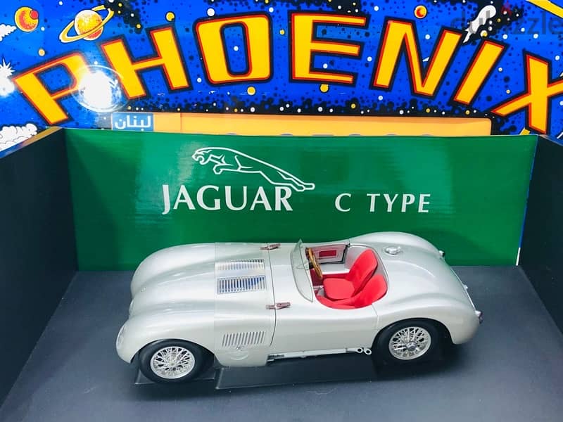 1/18 diecast Autoart Jag C-Type 1st Edition Very detailed PROMO Price 16