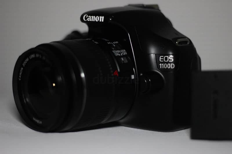 canon 1100d with bag and charger + 2 new battery 1