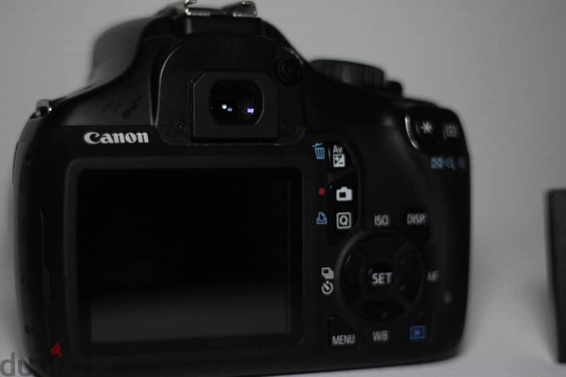 canon 1100d with bag and charger + 2 new battery 5