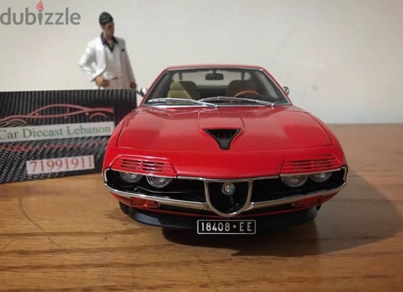 very rare alfa romeo autoart scale 1/18 diecast only one in jounieh 2