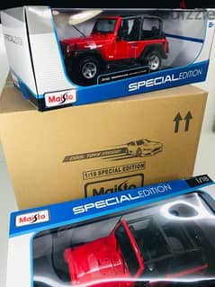 1/18 diecast Jeep Wrangler Rubicon RED. NEW & SEALED 0