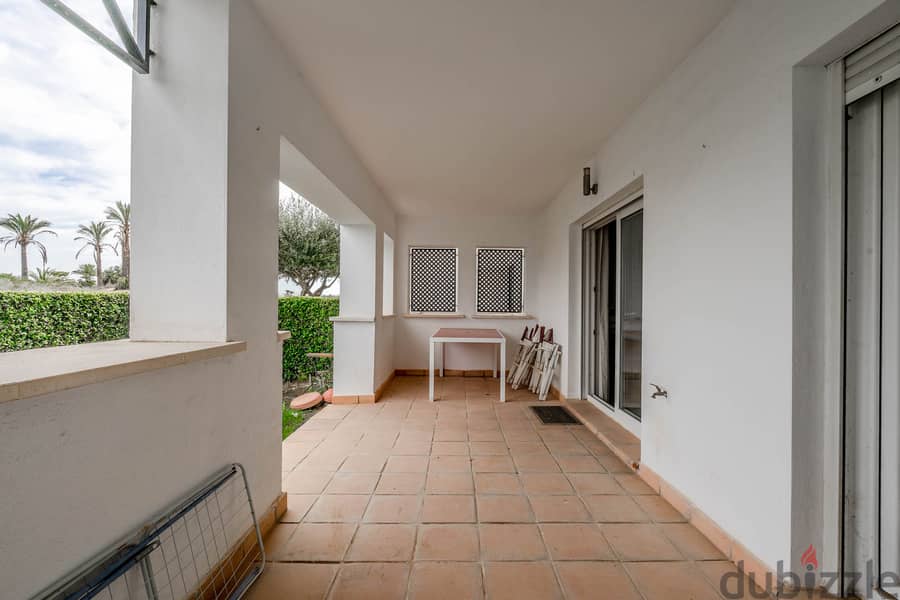 Spain Murcia ground floor furnished apartment with garden MSR-AA3704LT 2