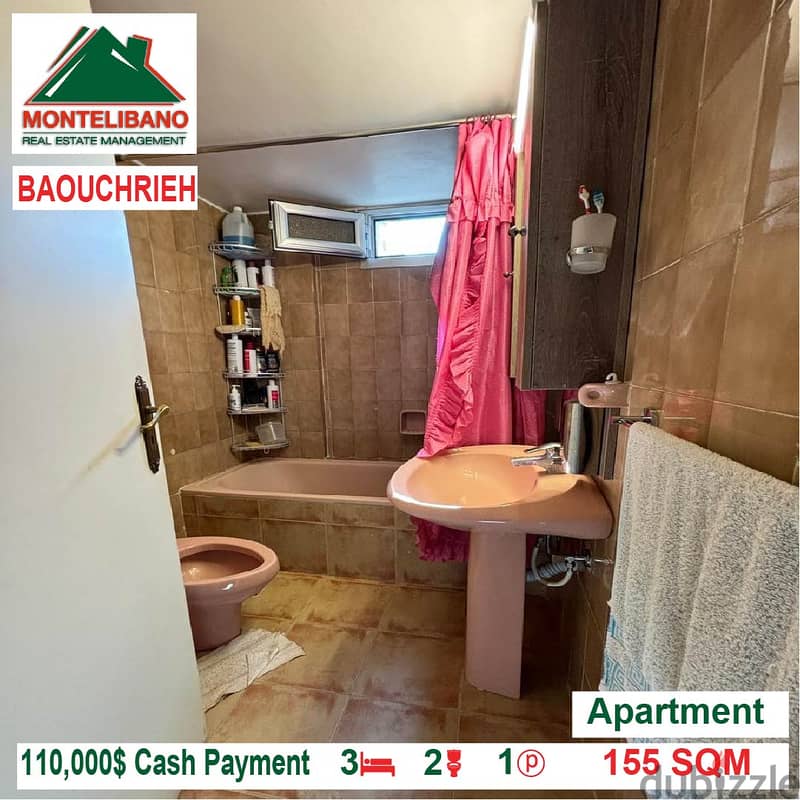 110000$!! Apartment for sale located in Baouchrieh 3